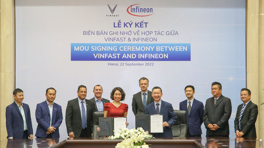 Infineon and VinFast extend partnership in the field of electromobility